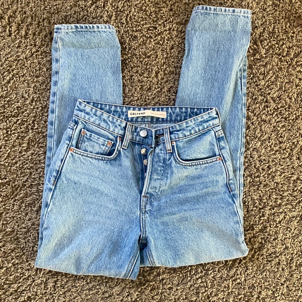 GRLFRND | NEW Karolina High Rise Straight Crop Jeans in Larchmont Size 23